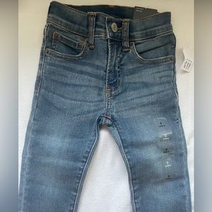 Gap high stretch skinny blue jeans. 2T.
